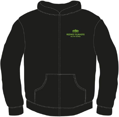 Kids Black Zoodie (Full Zip)