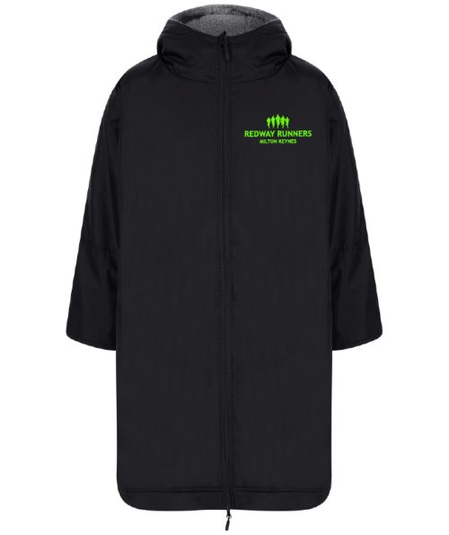 All weather robe front